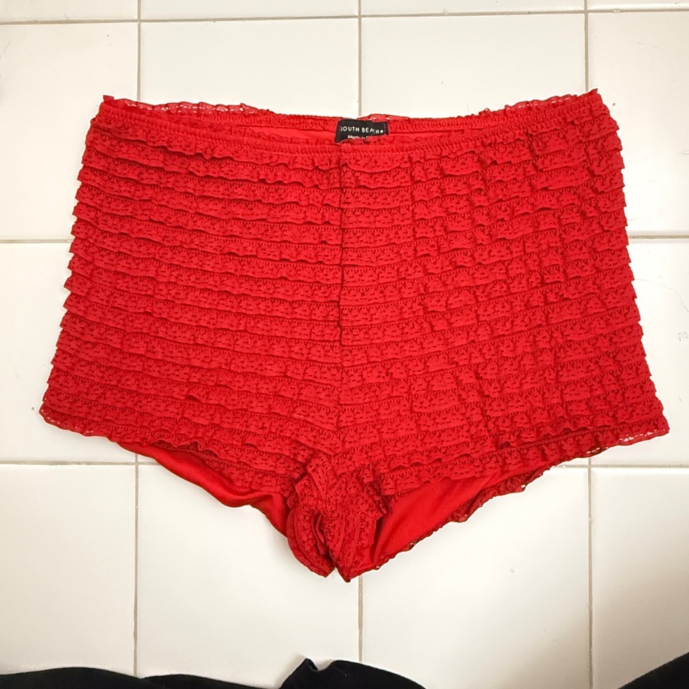 Red Knit Two-Piece Set - Picture 6 of 6